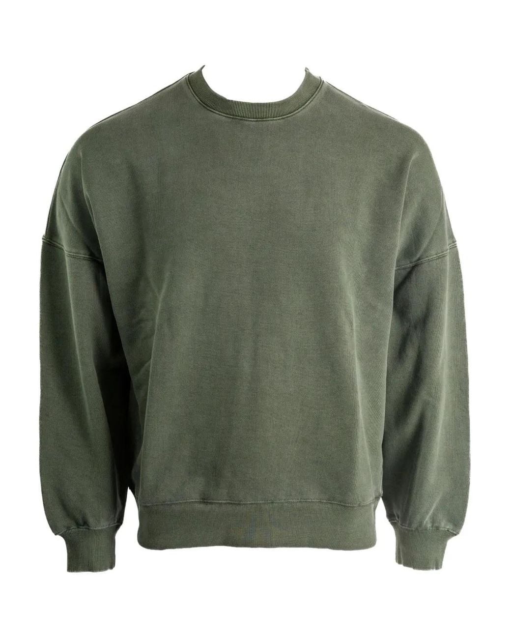 Carhartt Green Logo-Embossed Sweatshirt for men