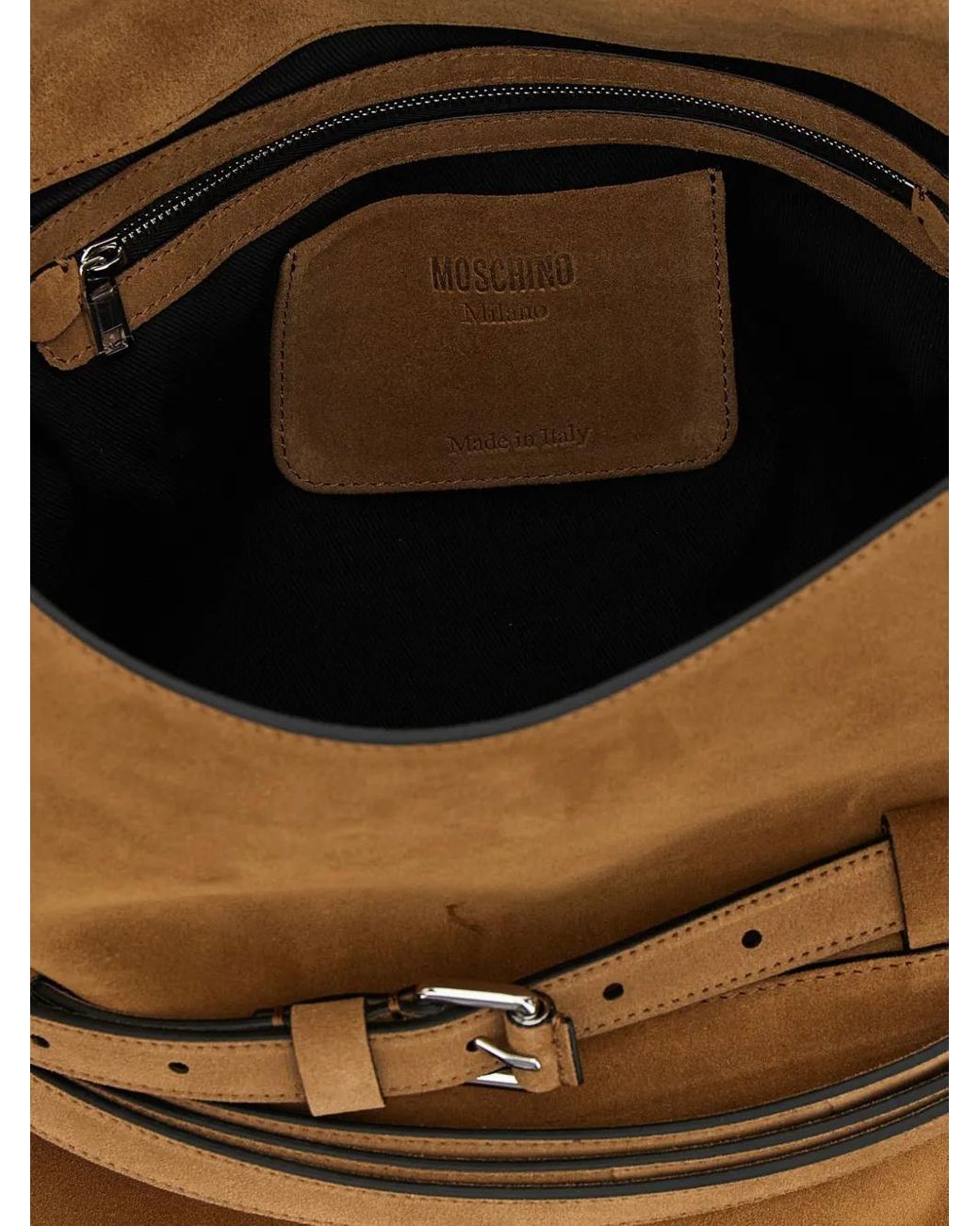 Moschino Brown Shoulder Bag