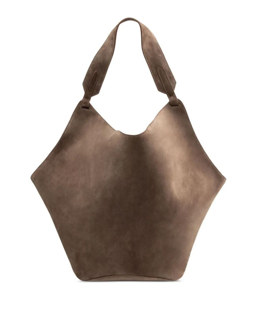 Khaite Brown Medium Lotus Tote