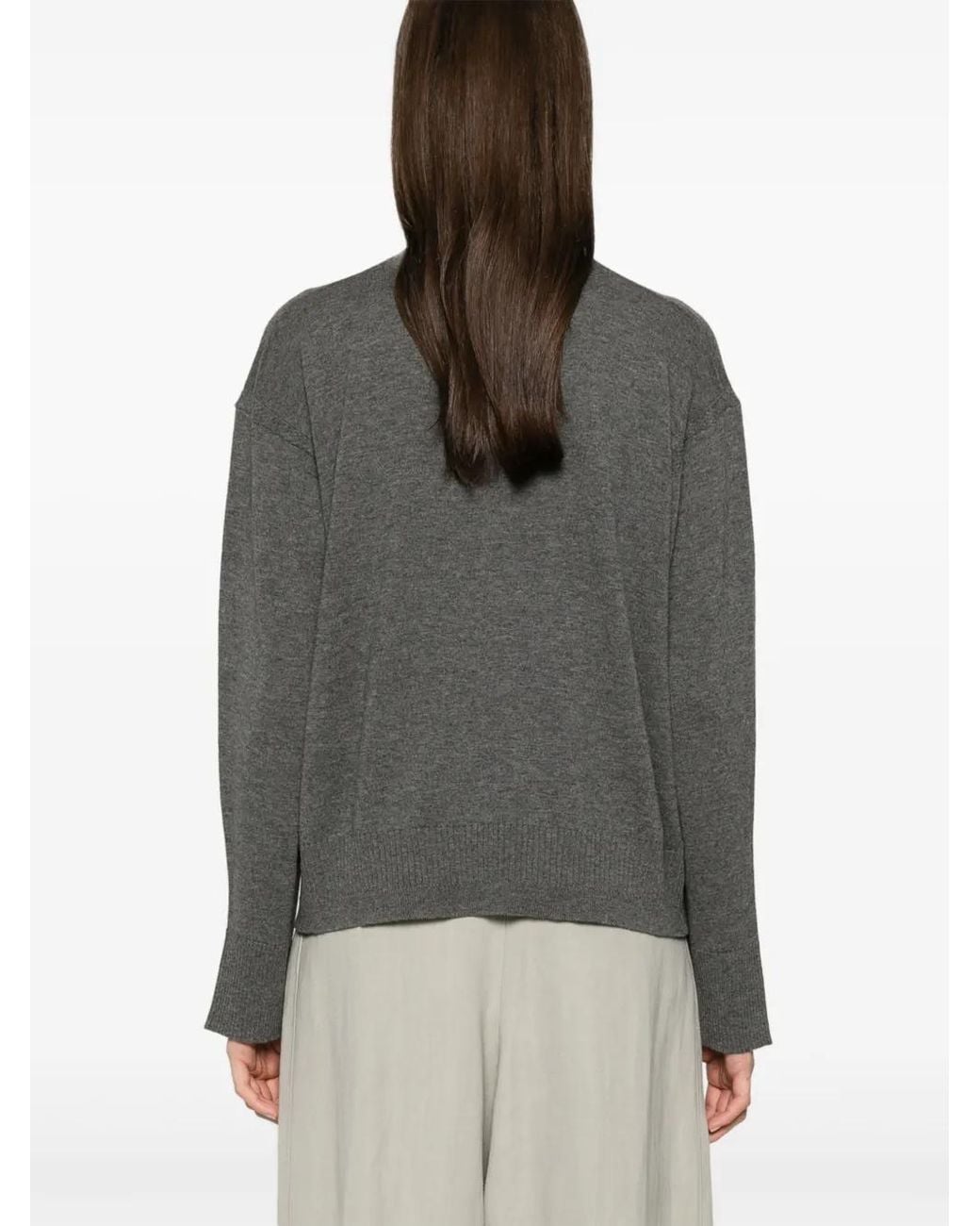 Stella McCartney Gray Virgin Wool Sweater