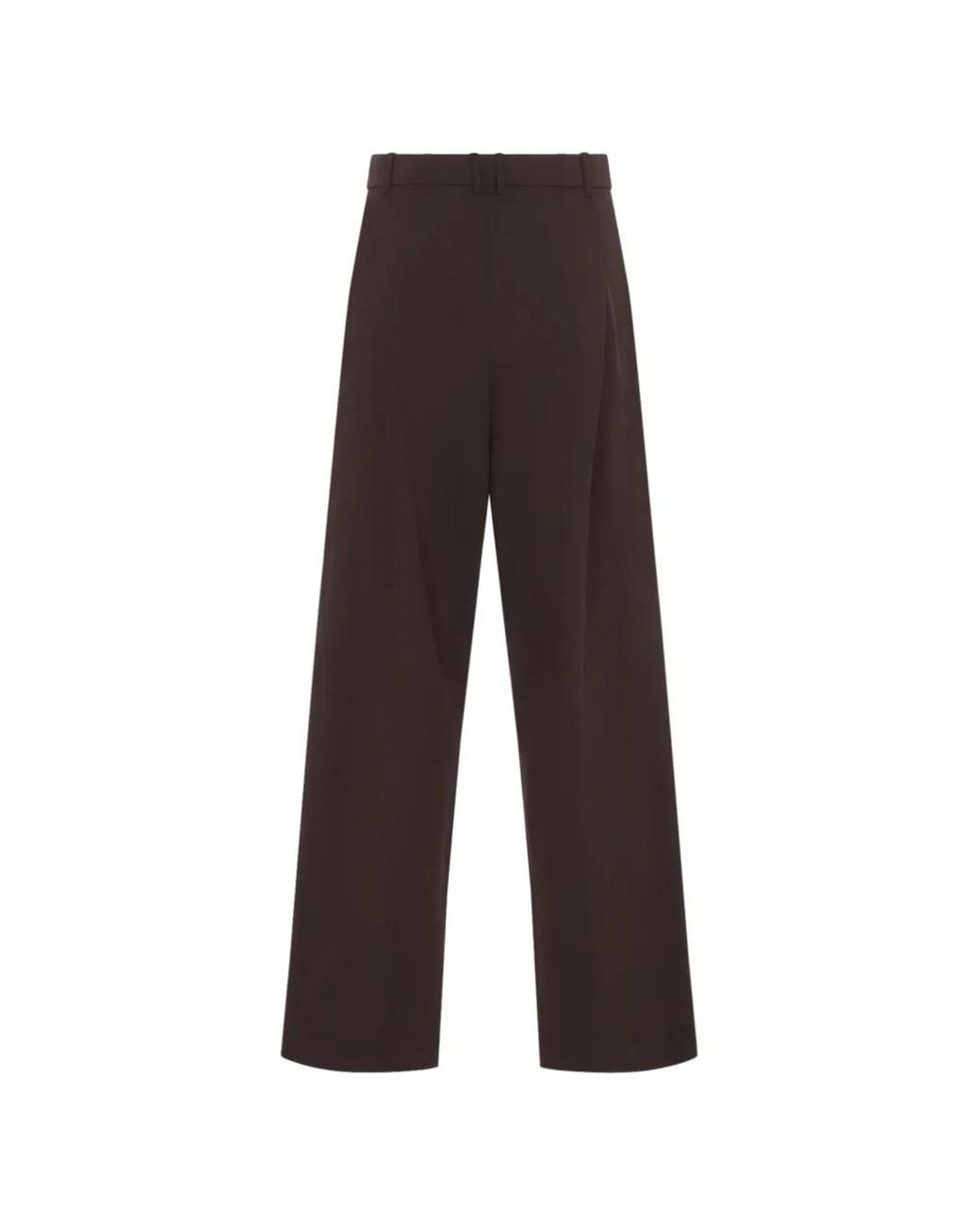 Co. White Pleated Trousers