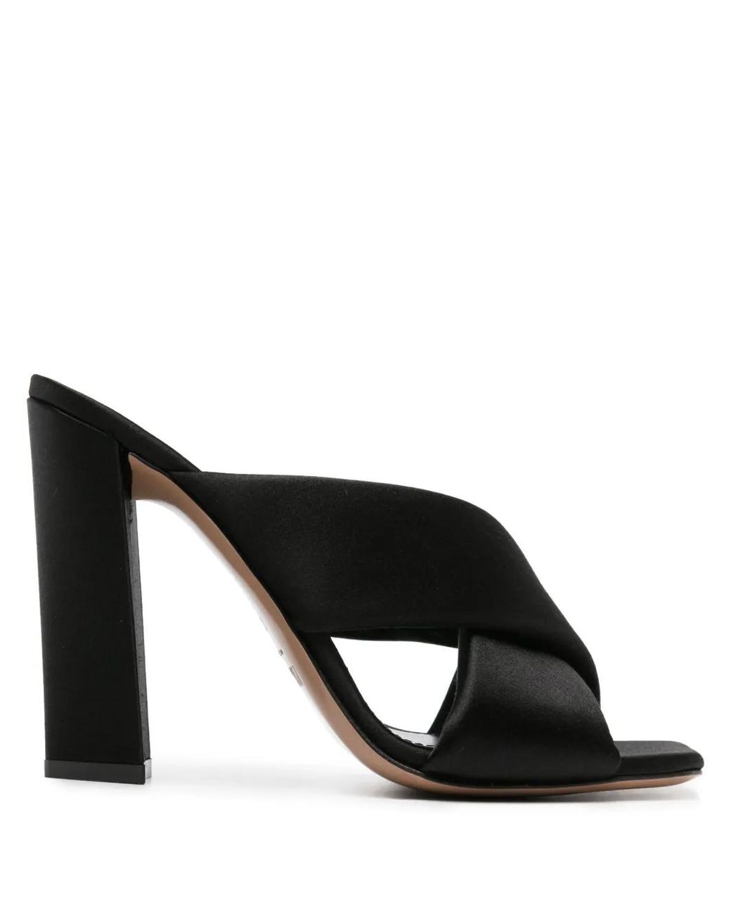 Paris Texas Black Dafne Open-Toe Sandals