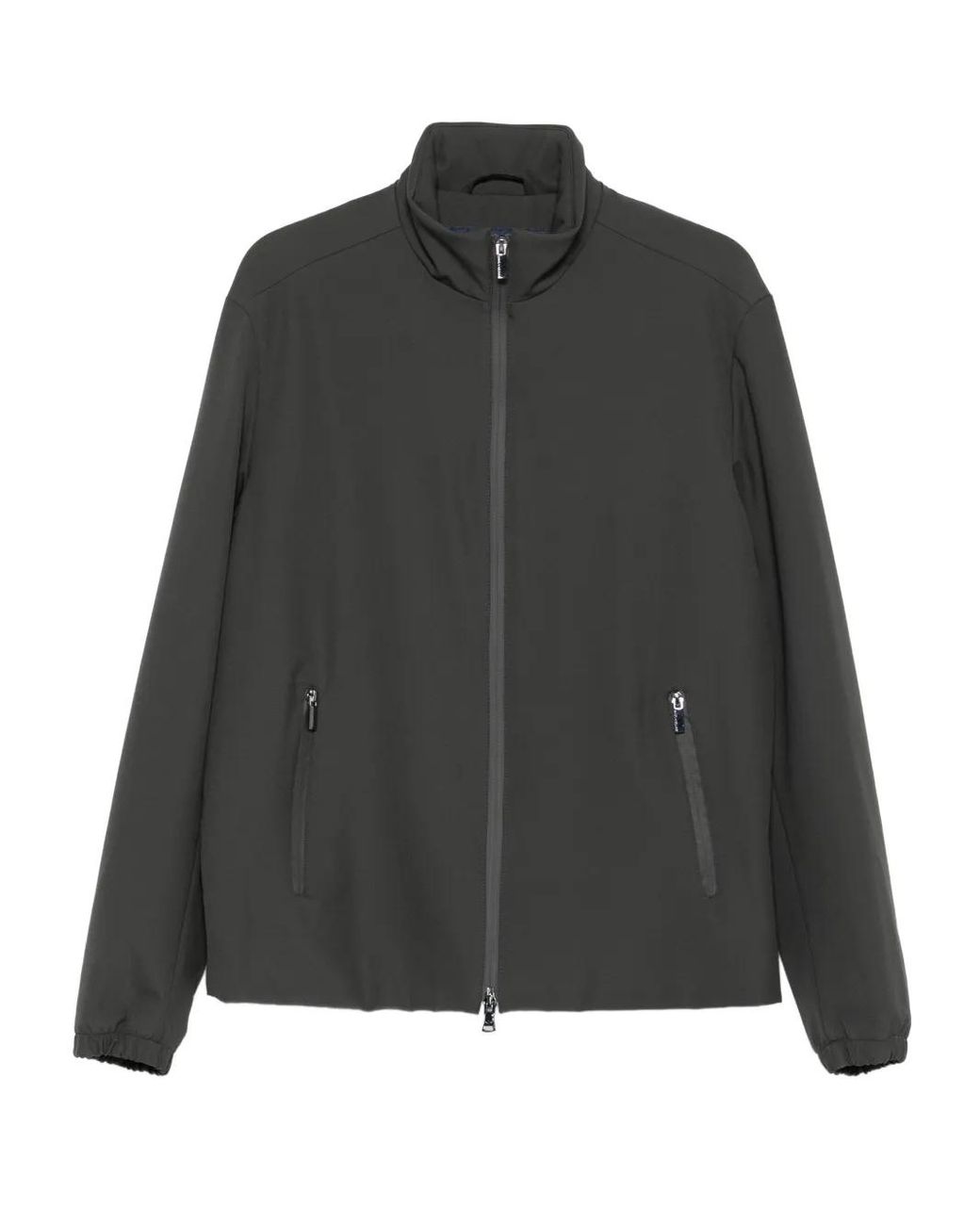Paul & Shark Black Zip-Front Pocket Jacket for men