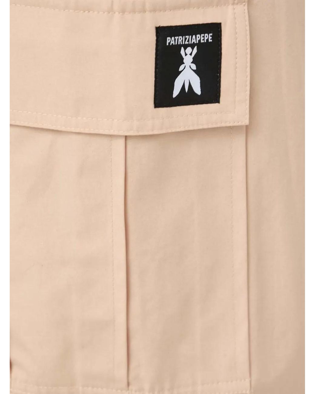 Patrizia Pepe Natural Cargo-Pocket Trousers