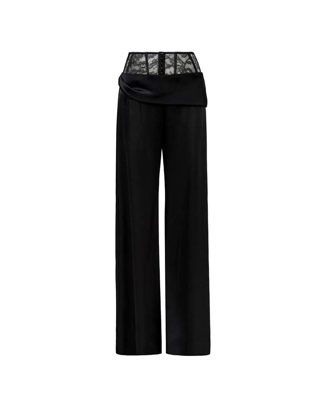 SEEN USERS Black My Roman Empire Lace Trousers