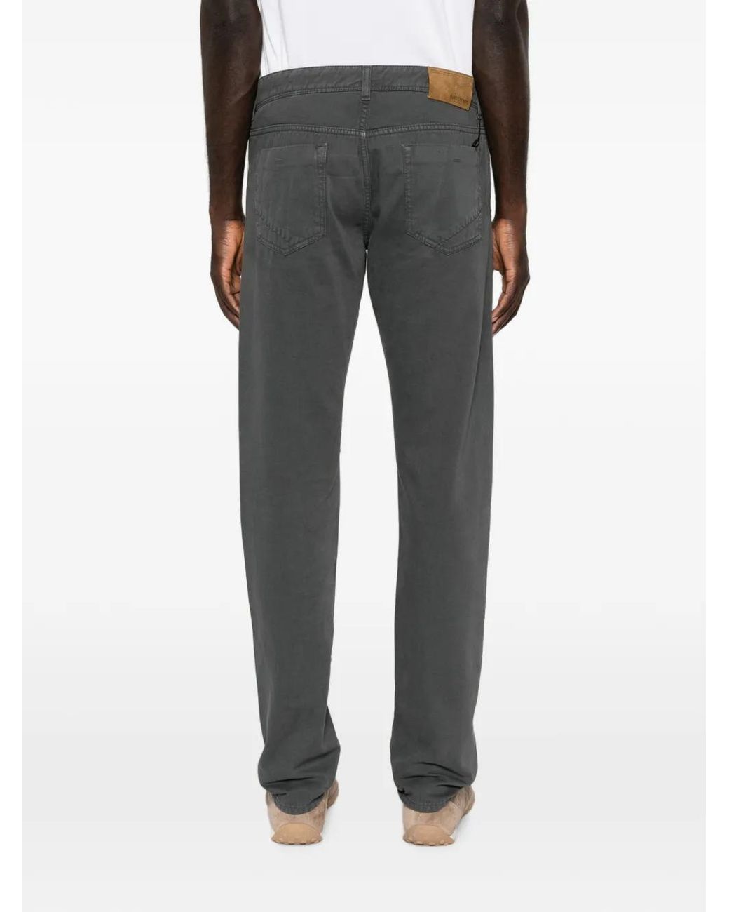 Incotex Gray Pantalon Cinq Poches À Passants De Ceinture for men
