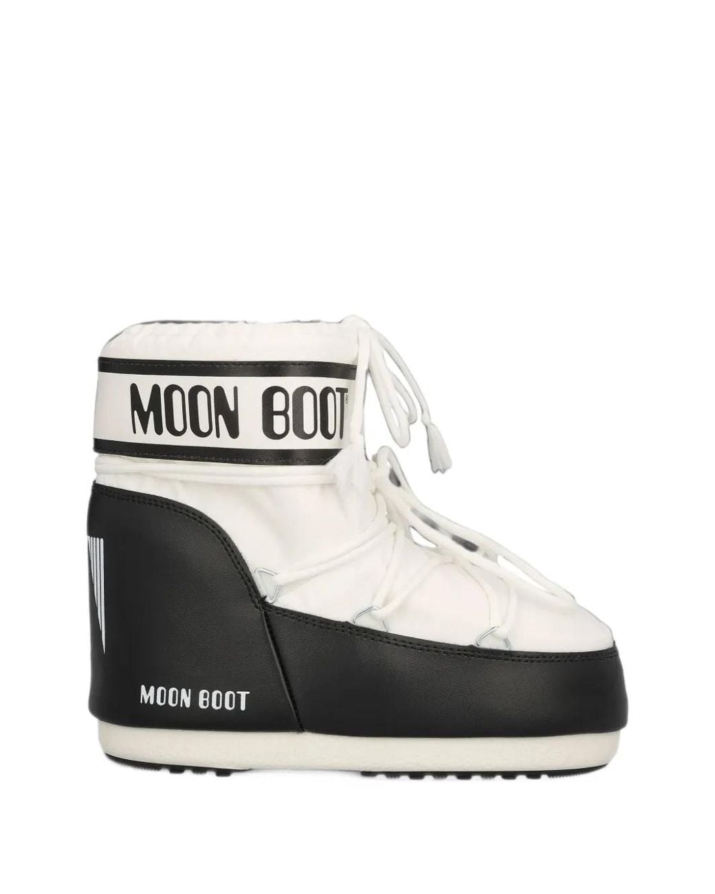 Moon Boot White Icon Low Nylon Boots