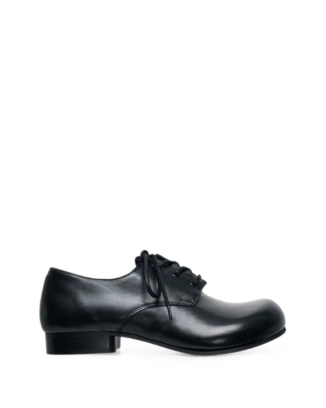 Comme des Garçons Black Derbies En Cuir À Lacets