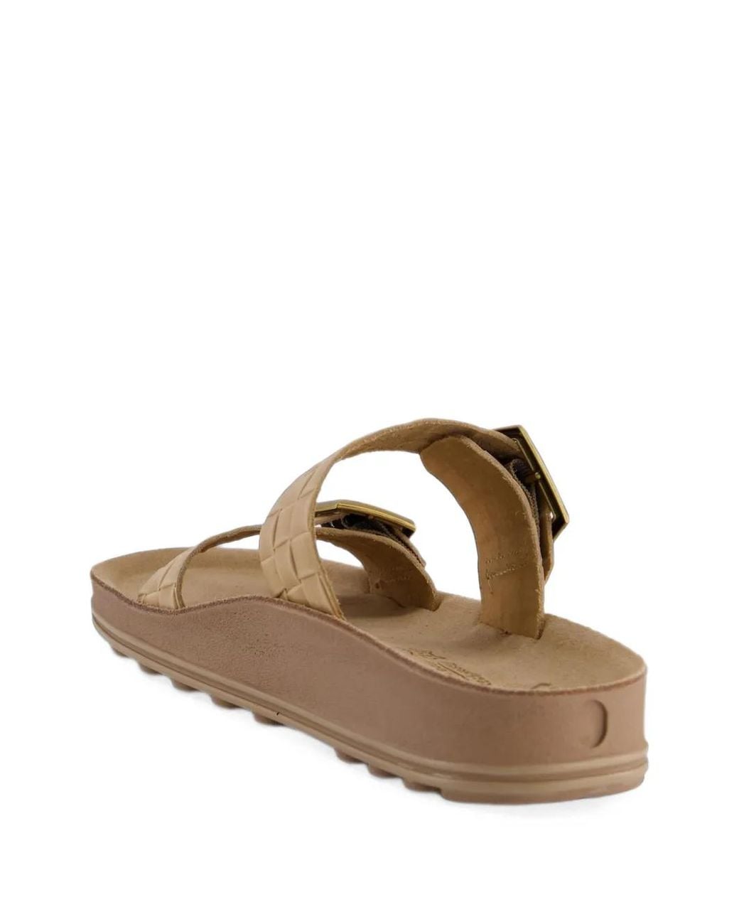 FANTASY SANDALS Natural Taylor Woven-Strap Sandals