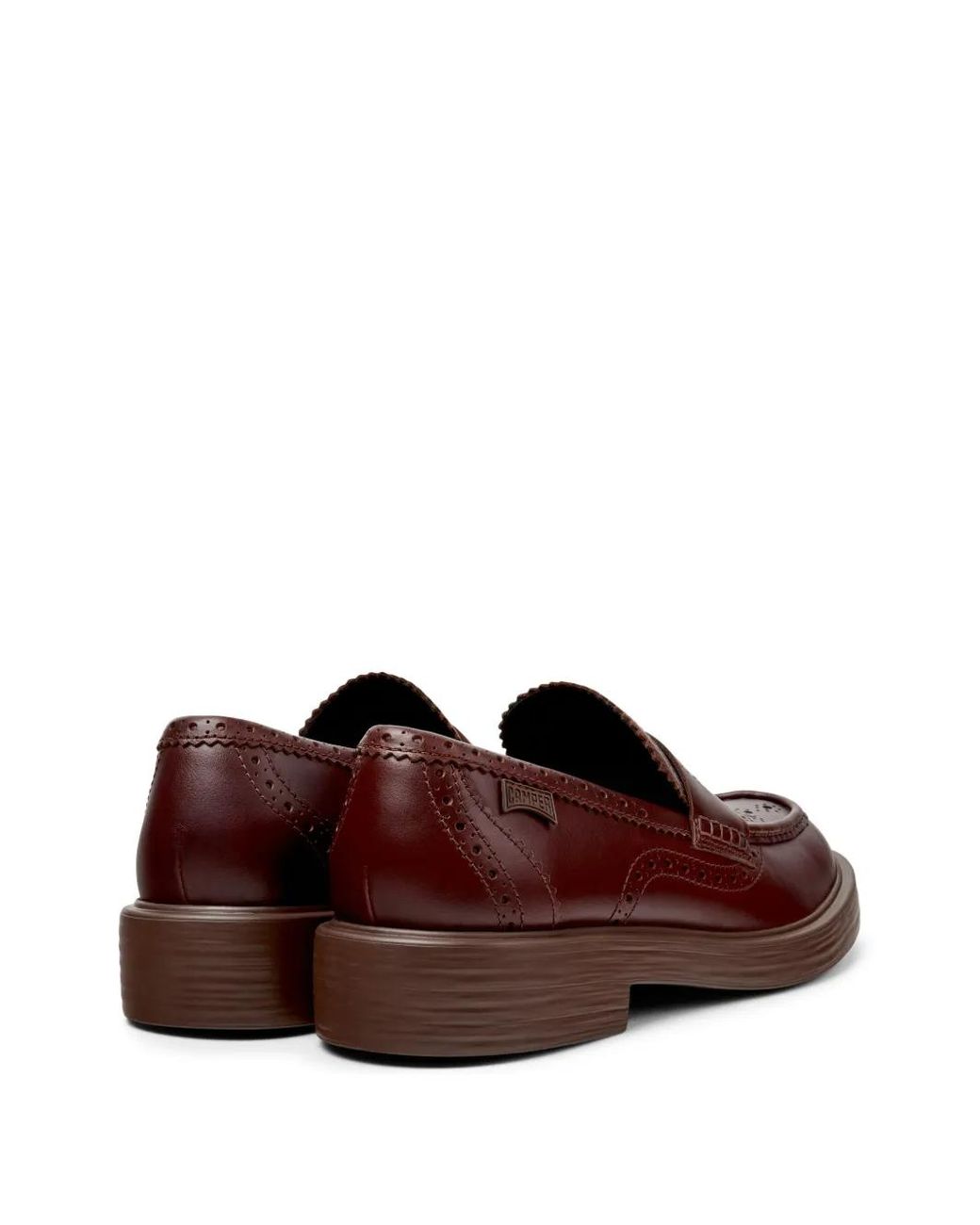 Camper Brown Dean Penny-Bar Loafers