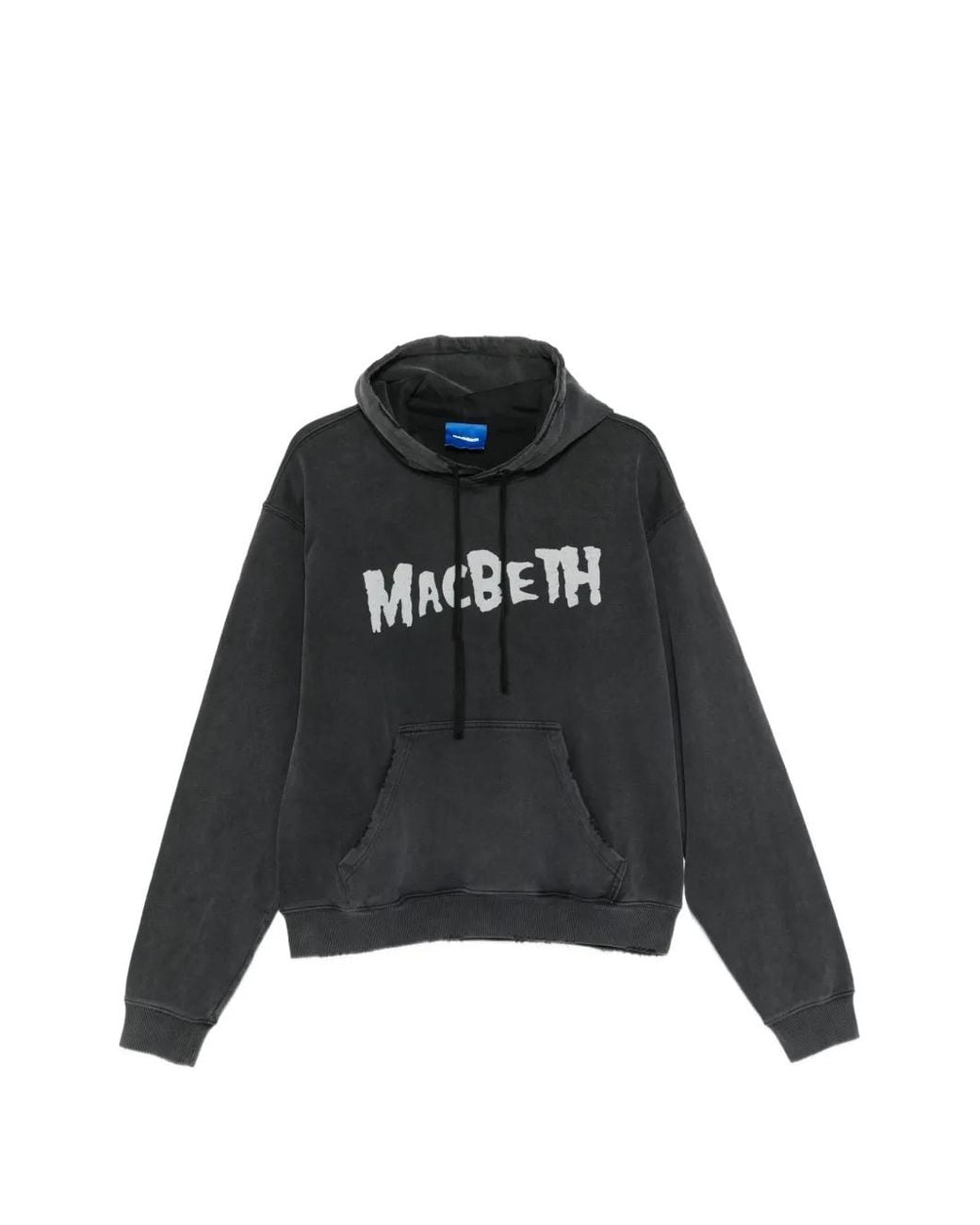 DAGGER Black Macbeth-Print Hoodie for men