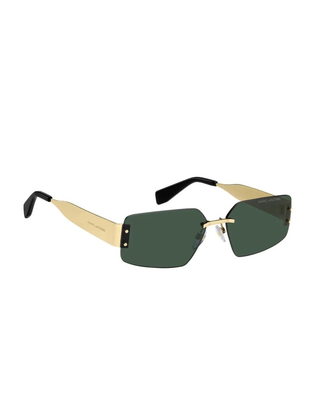 Marc Jacobs Green Rectangle-Frame Sunglasses