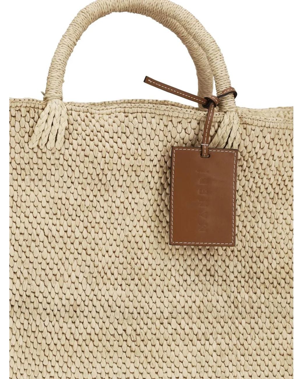 Manebí Natural Maxi Saona Woven Tote Bag