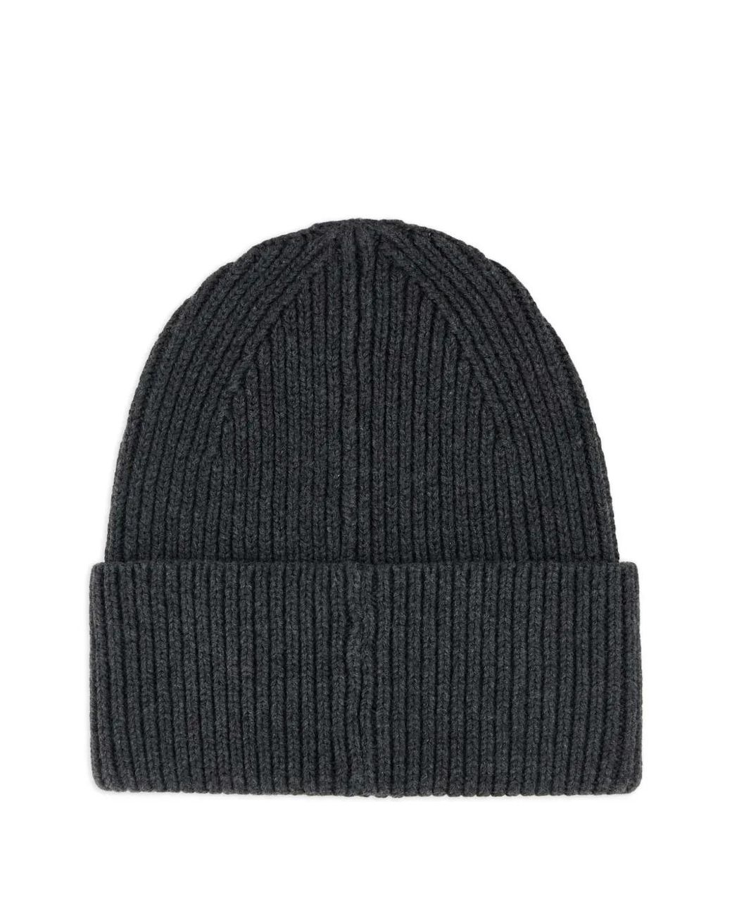 Isabel Marant Black Mayers Ribbed Beanie Hat