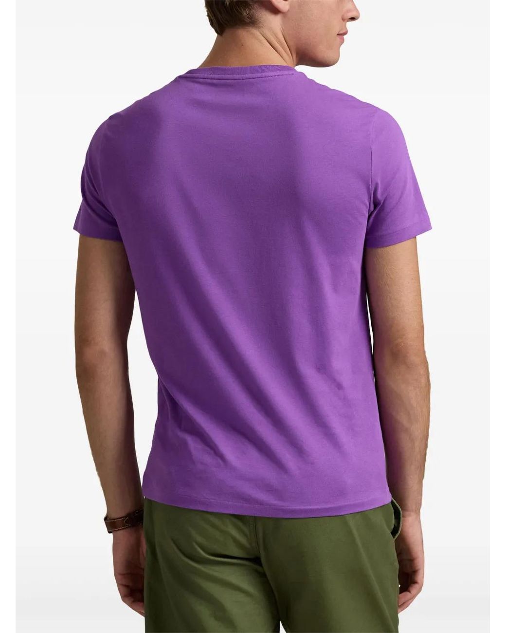 Polo Ralph Lauren Purple Cotton T-Shirt for men