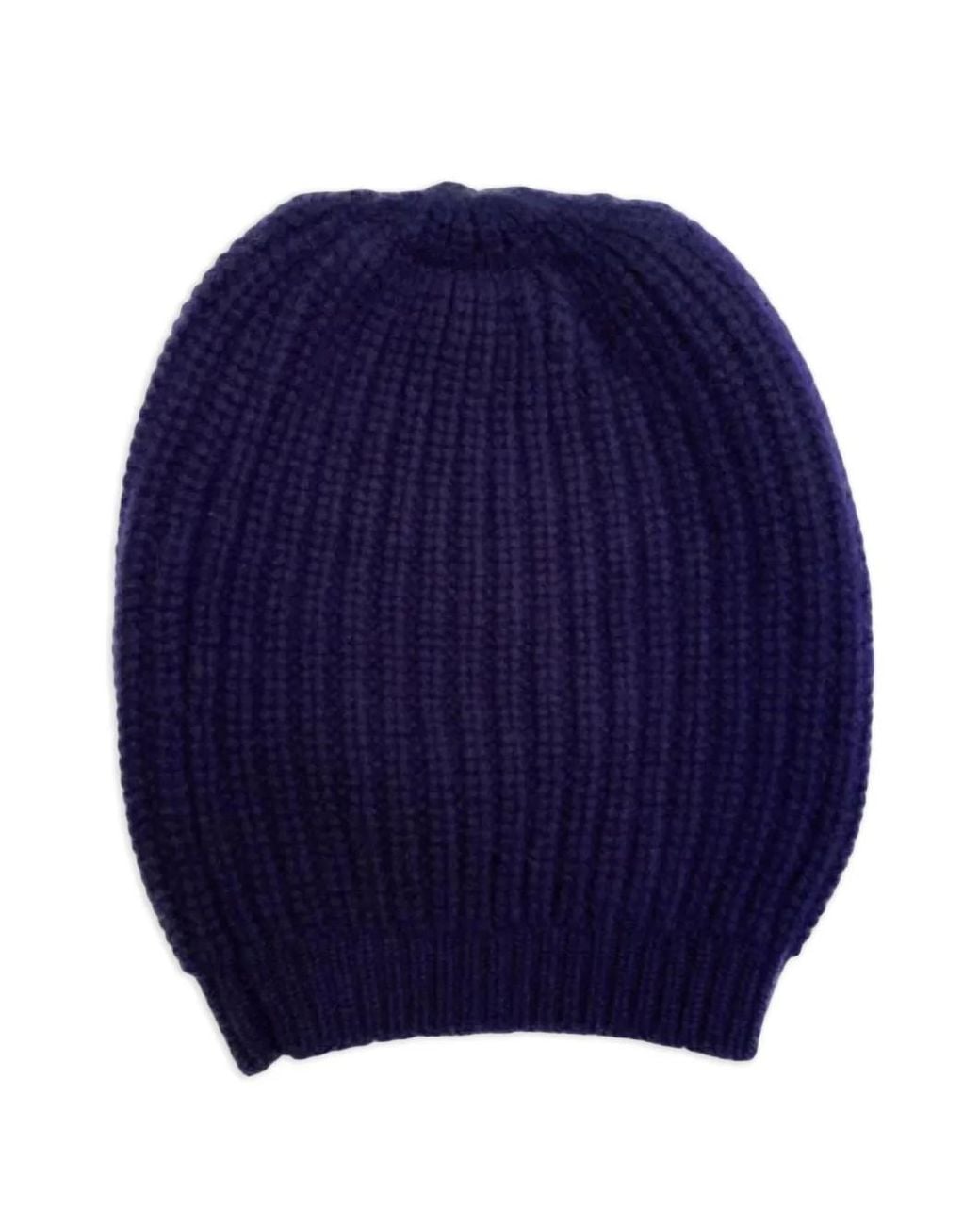 LA ROSE Blue Cashmere Beanie