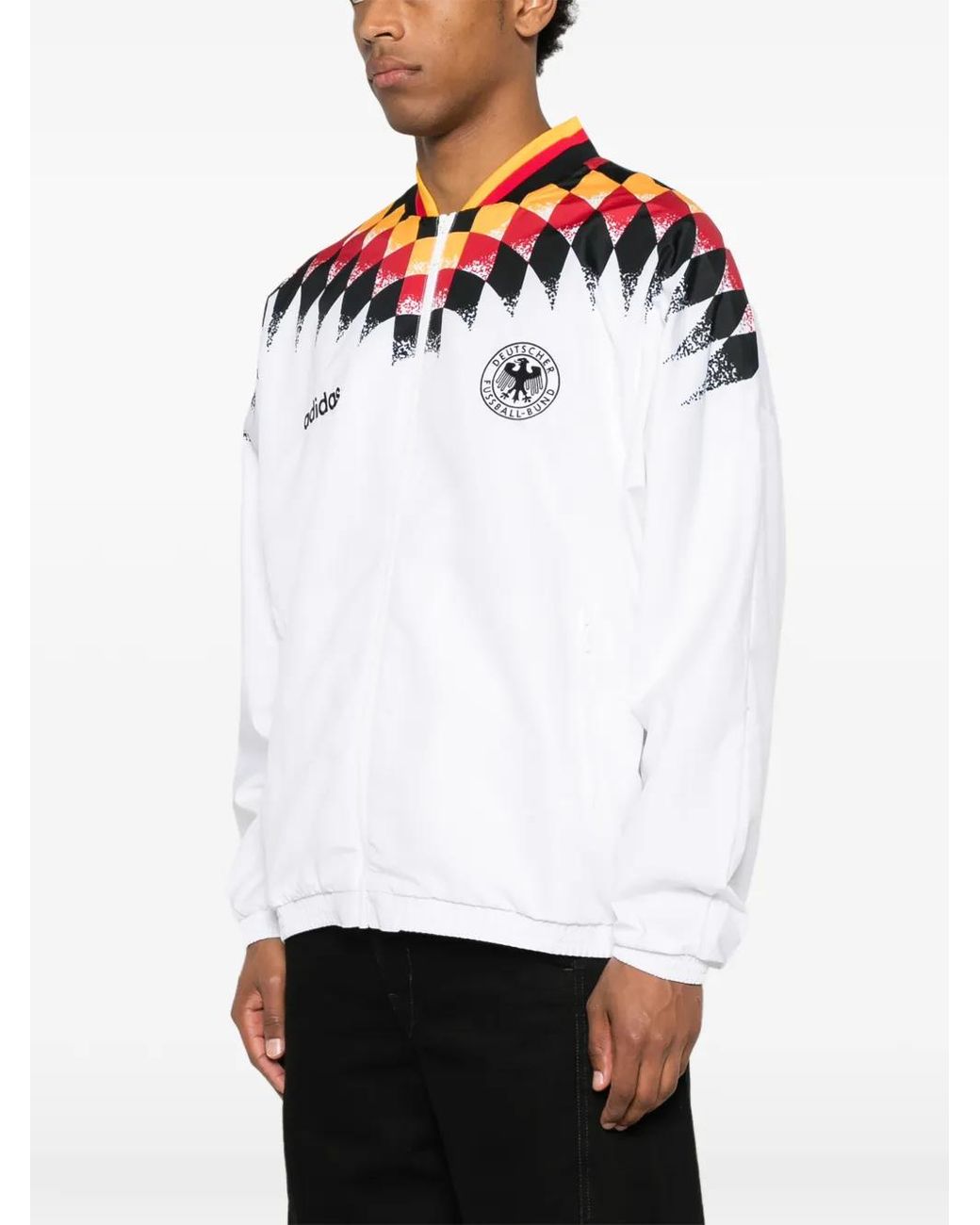 Adidas White Sport Jacket for men