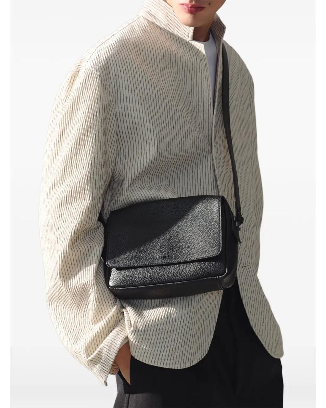 Jacquemus Black The Correo Camera Bag for men