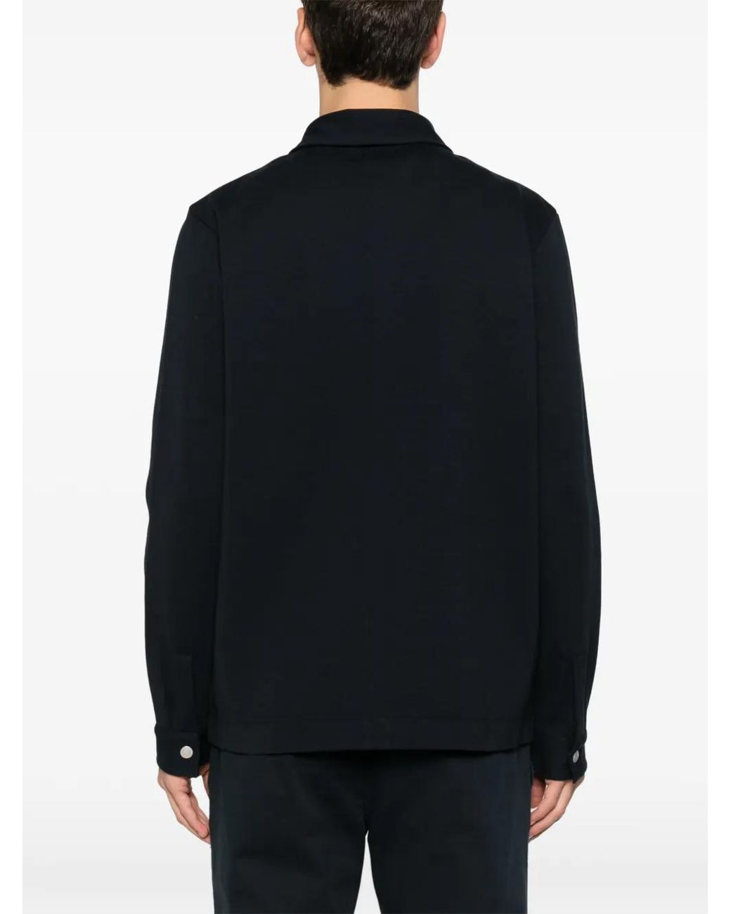 Marc O' Polo Black Buttoned Long-Sleeve Shirt for men