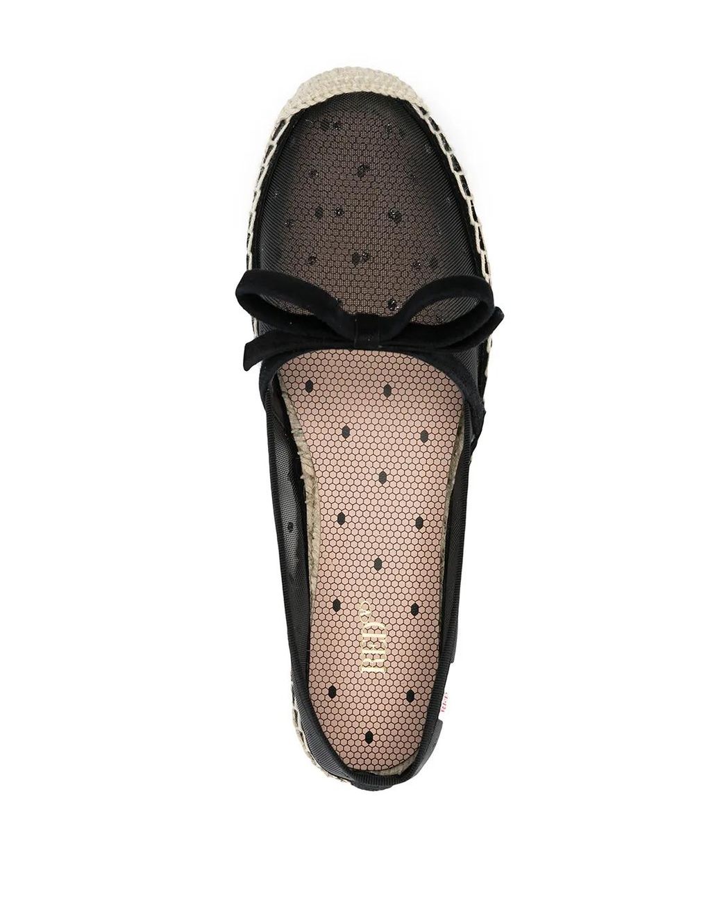 Red(v) Brown Point D'Esprit Espadrilles