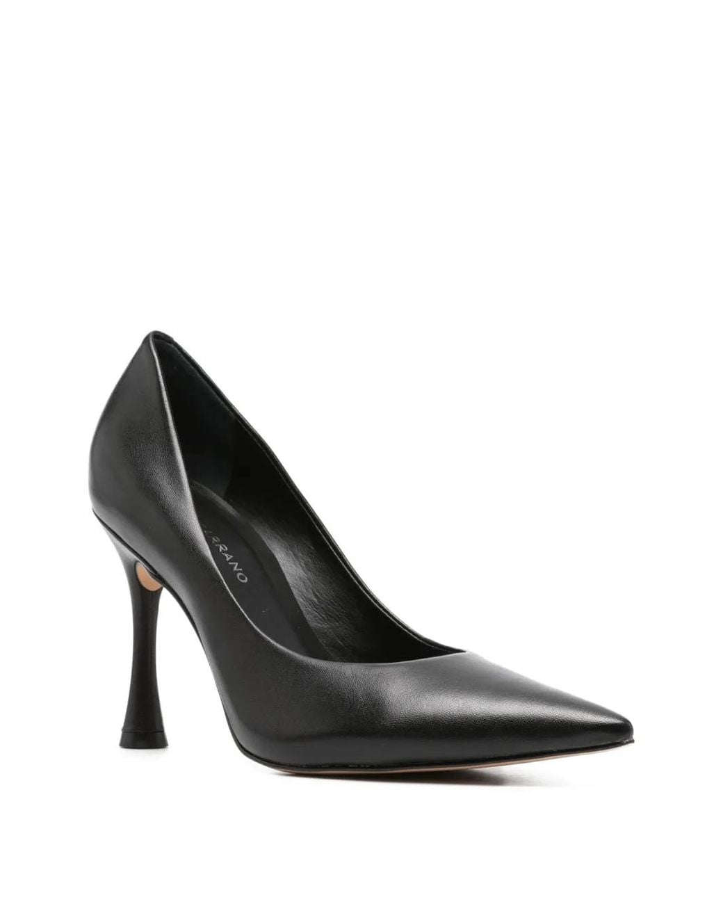 Carrano Black Pointed-Toe Pumps