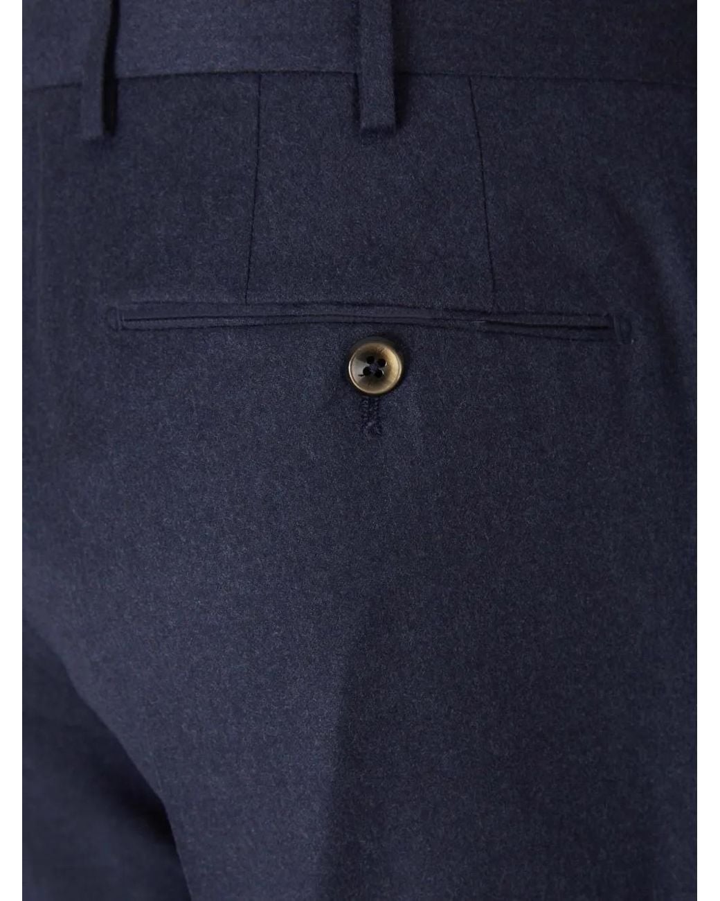 PT Torino Blue Slim-Fit Trousers for men
