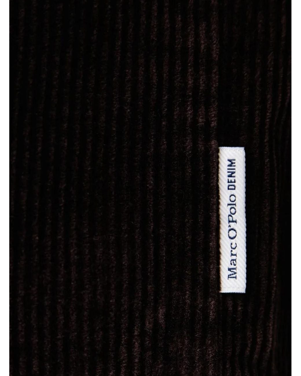 Marc O' Polo Black Corduroy Chest-Pocket Shirt