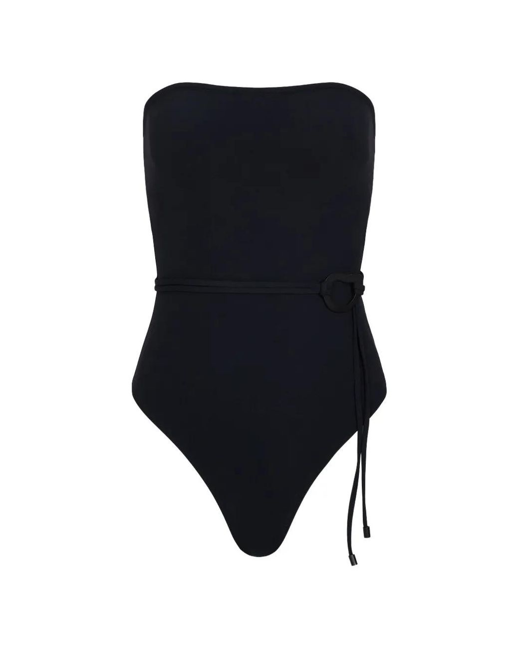 Tropic of C Blue Orb Strapless Swimsuit
