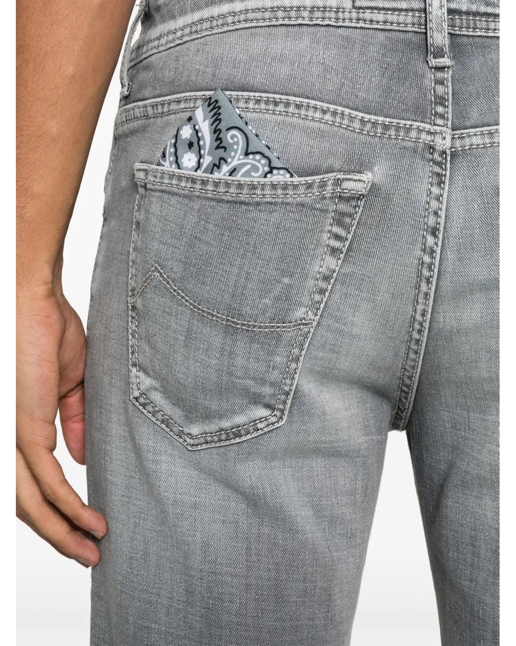 Vaqueros Slim Capri Jacob Cohen de hombre de color Gray