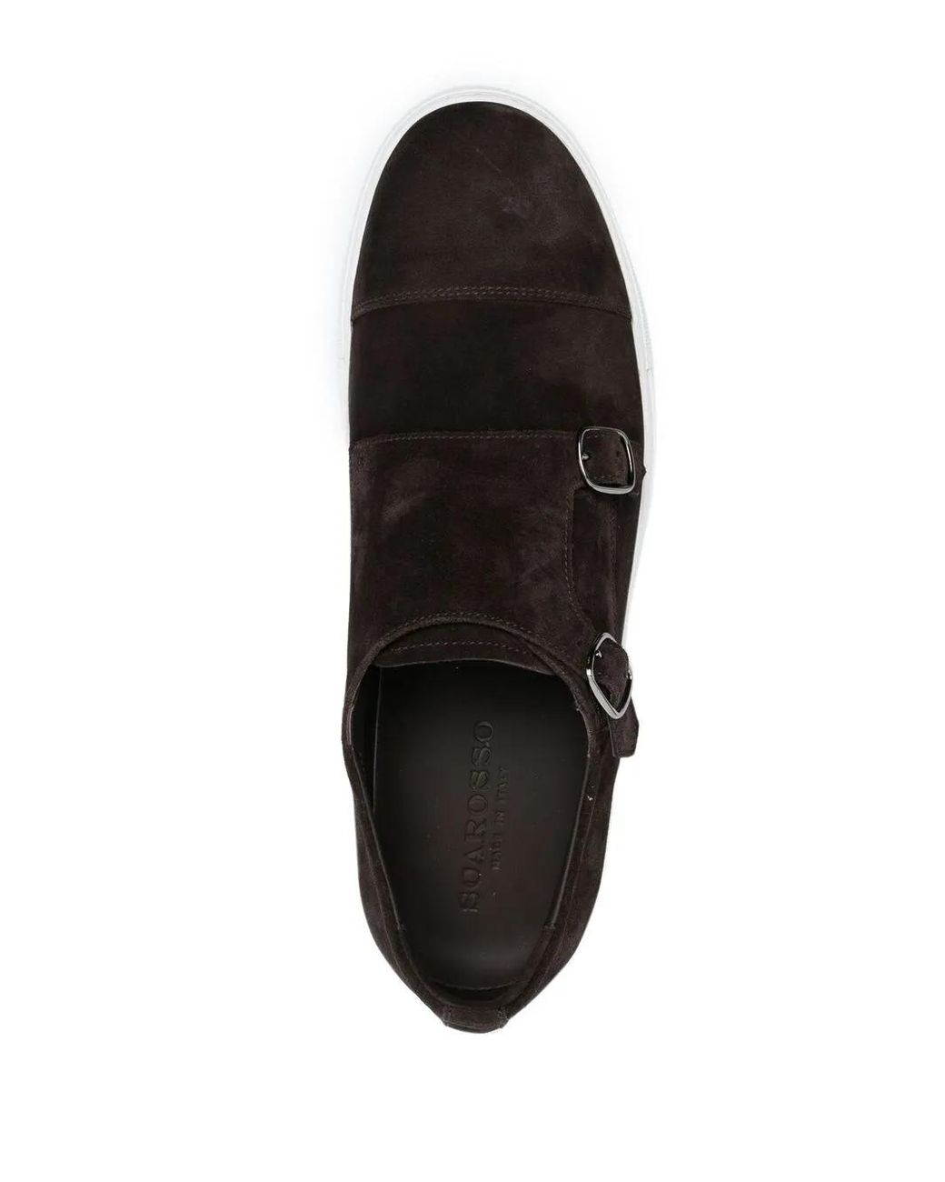 Scarosso Black Fabio Buckled Sneakers for men
