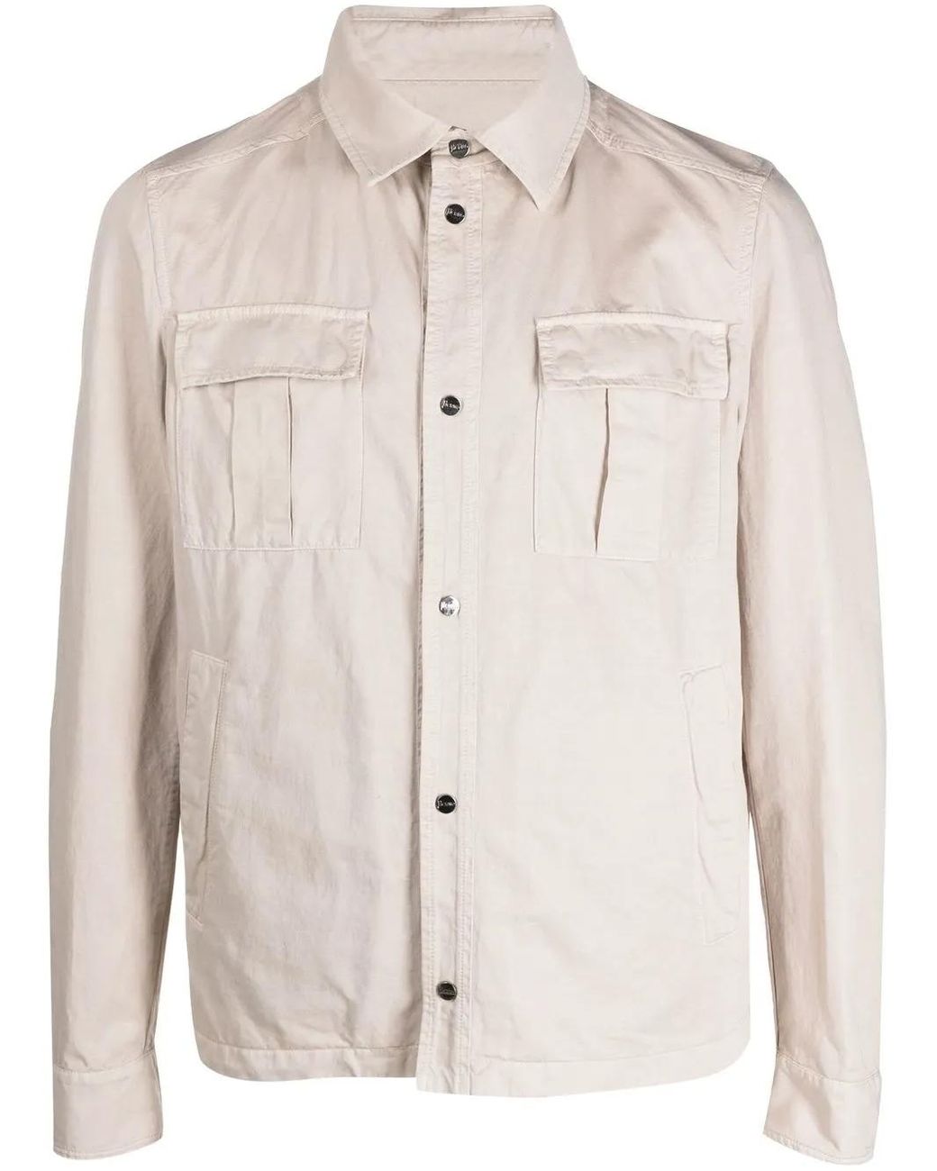 Herno Natural Chest-Pockets Shirt for men