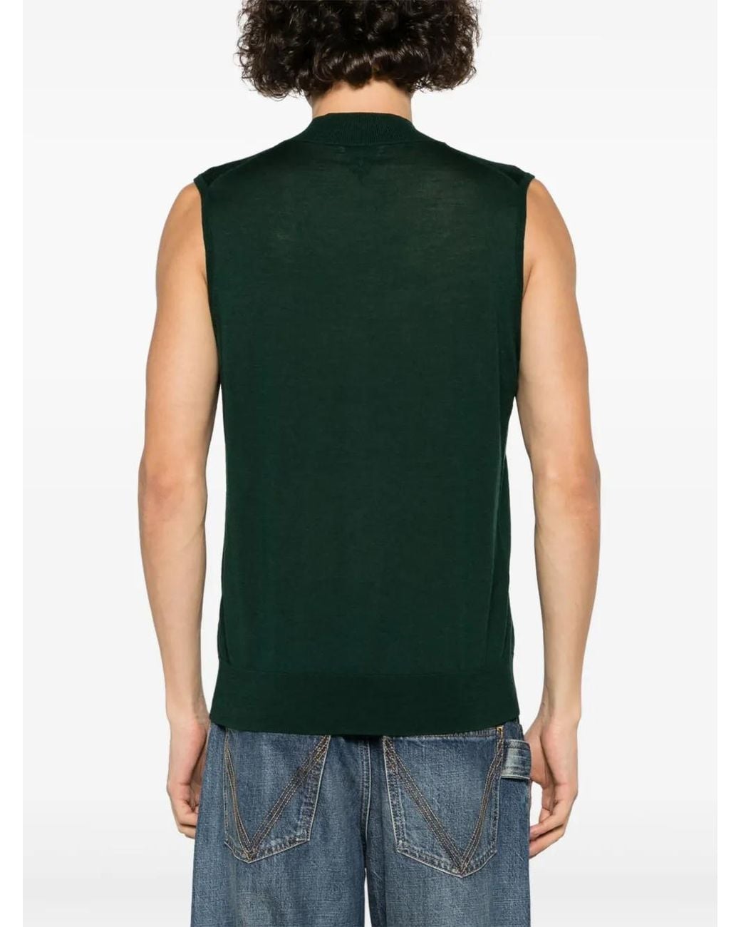 Ballantyne Green Basolan Wool Vest for men