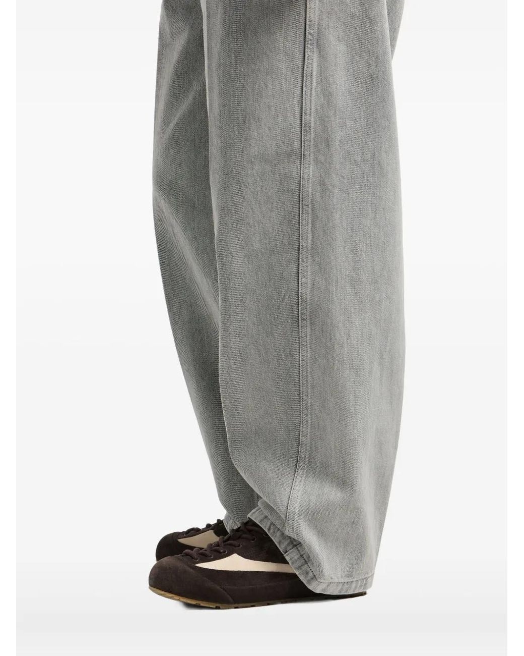Emporio Armani Gray Five-Pocket Jeans for men