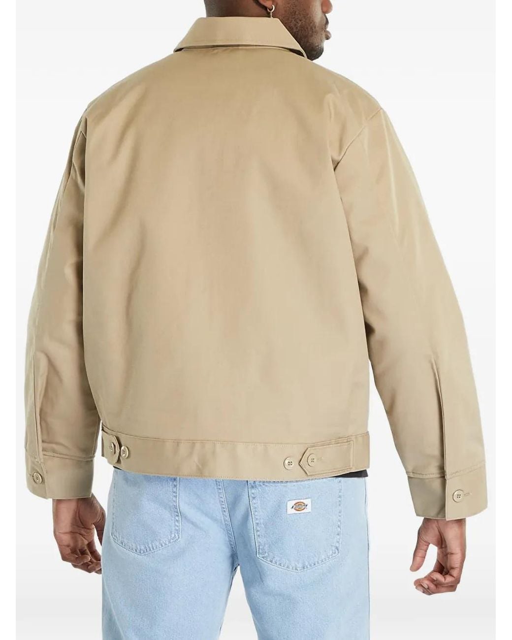 Dickies Natural Zip-Up Shirt Jacket for men