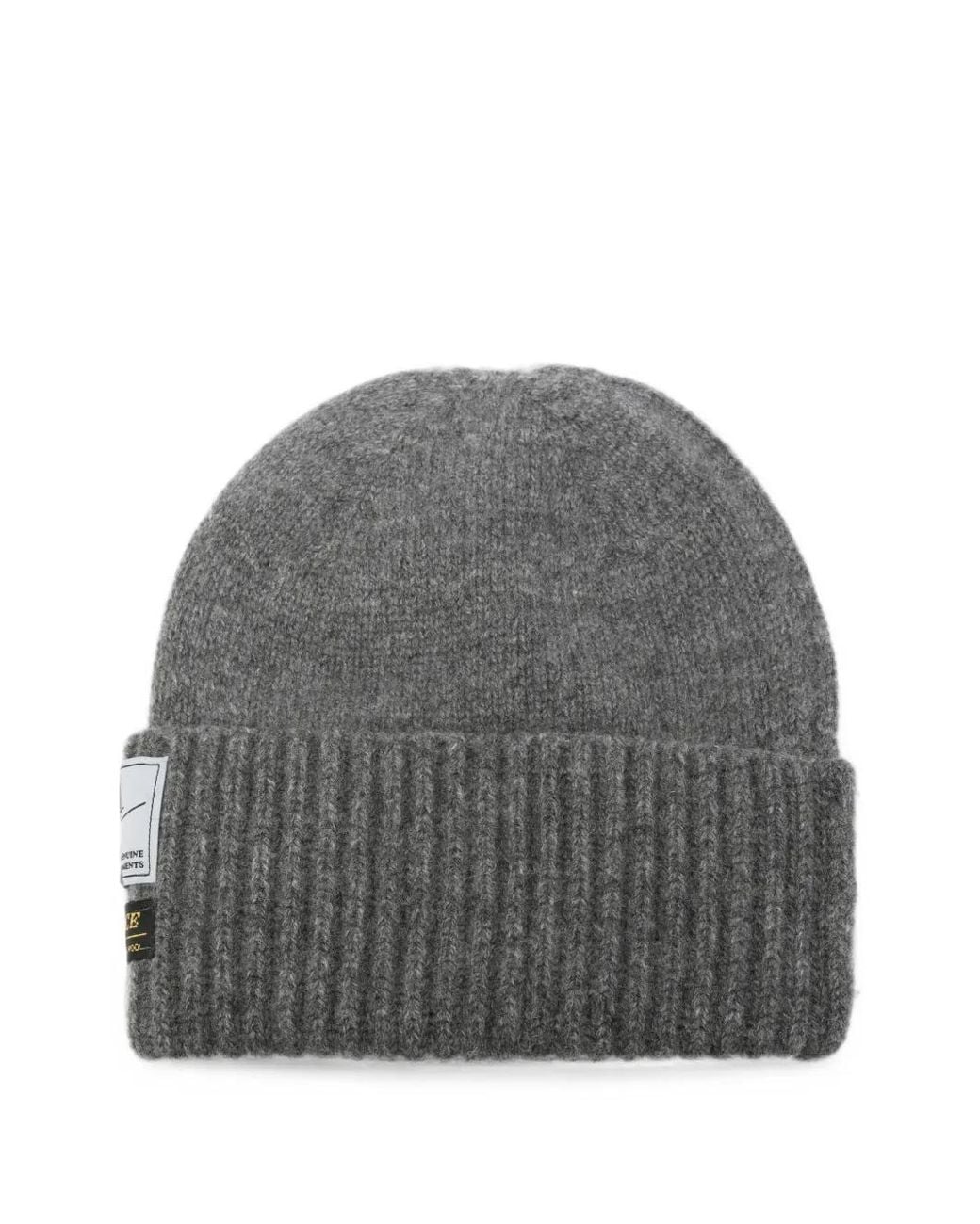 B.B. Wallace Gray Peyton Ribbed-Knit Beanie Hat