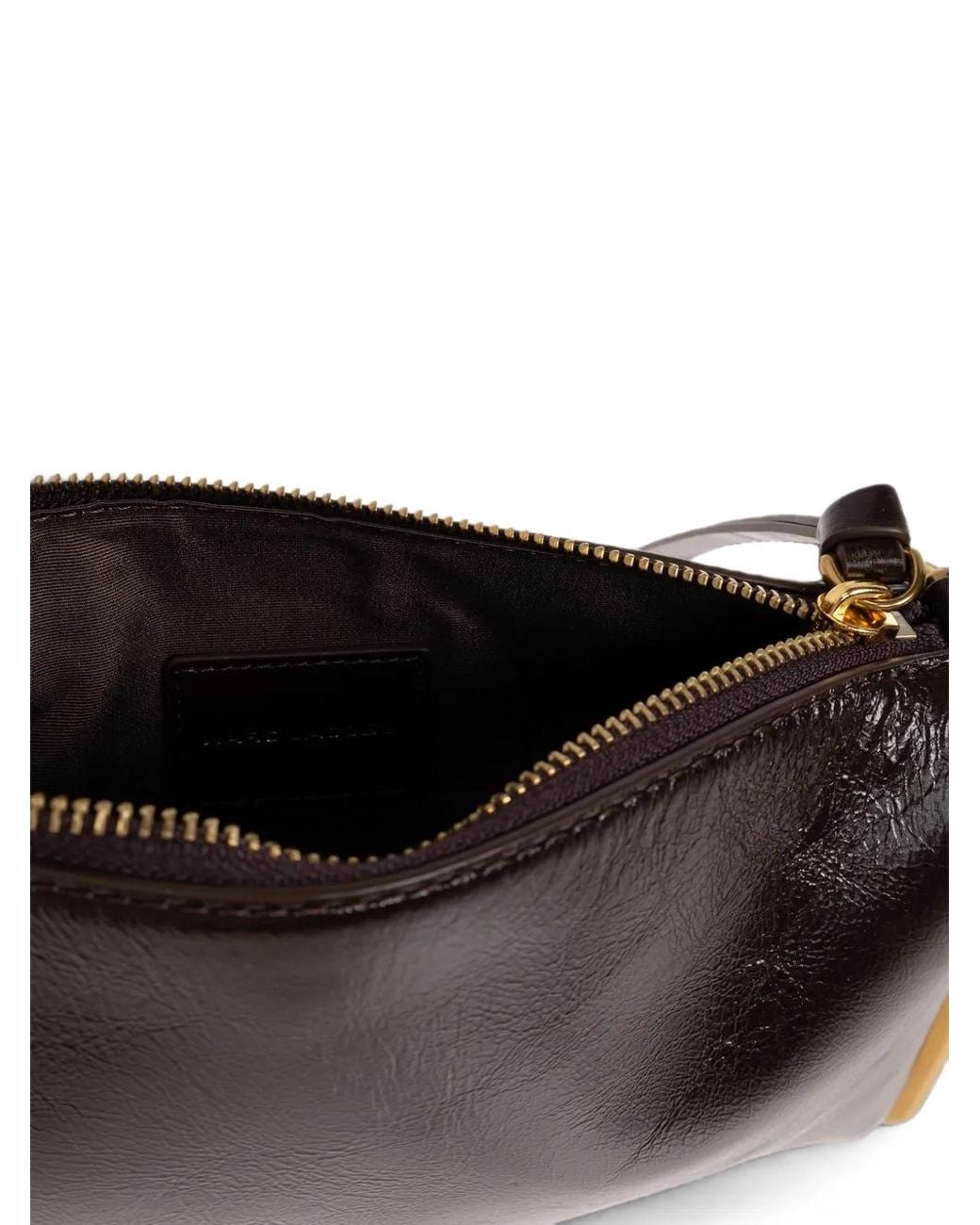 Marc Jacobs Black The Small Scene Logo-Debossed Leather Shoulder Bag