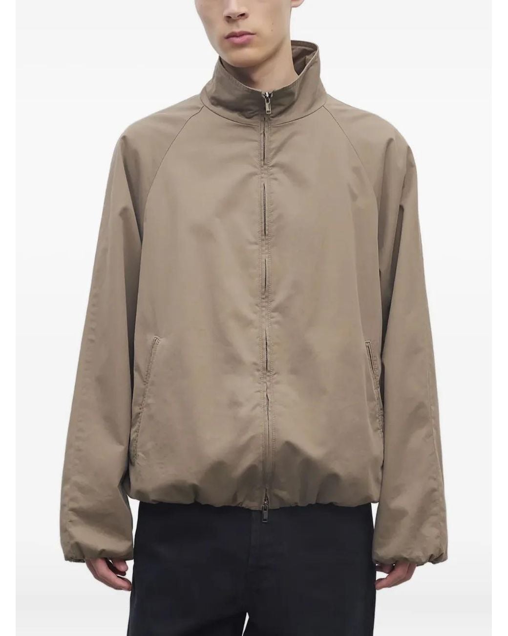 The Row Oyu Jacket In Cotton And Cashmere in Natural for Men | Lyst