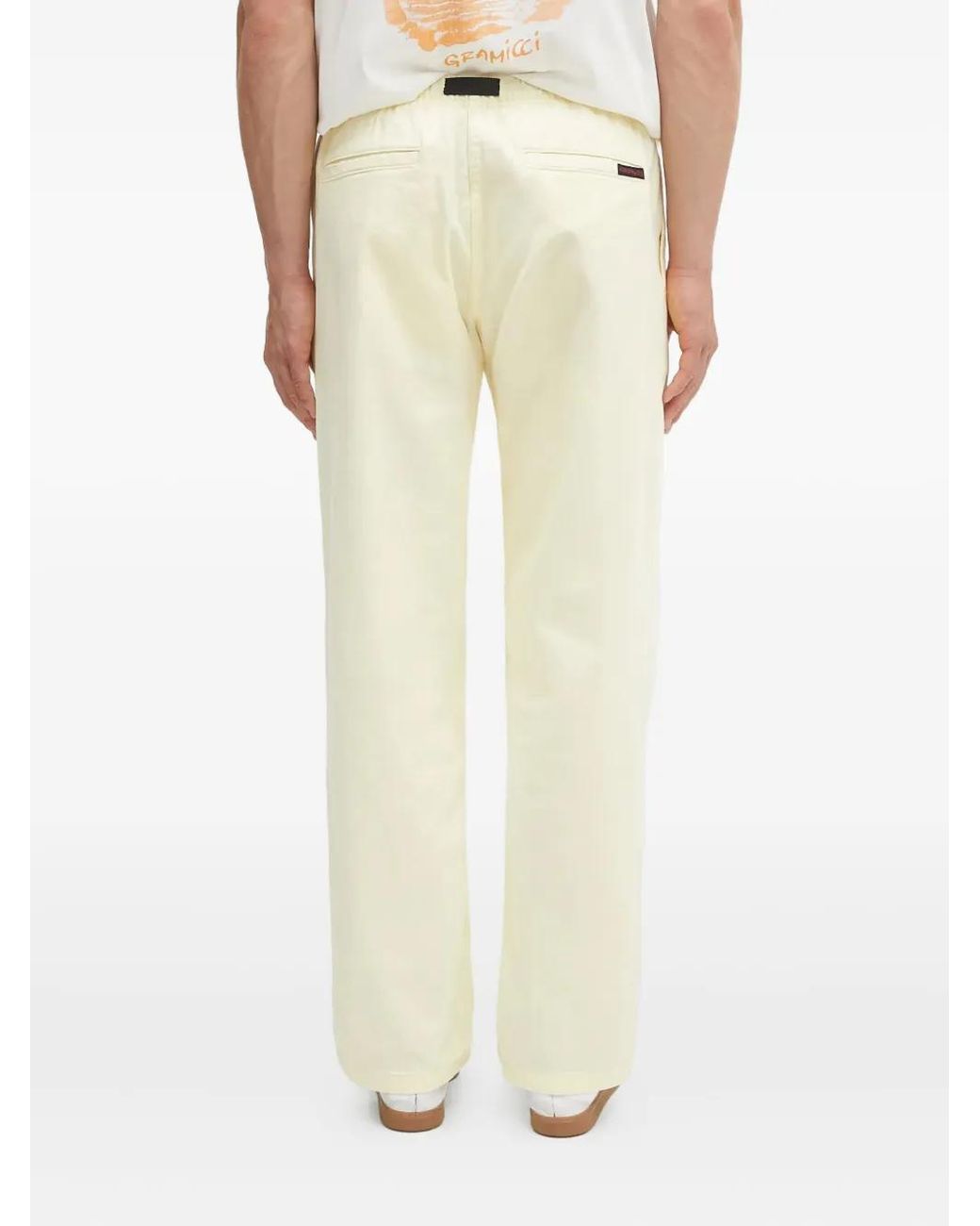 Gramicci Yellow Elasticated-Waist Regular Trousers for men