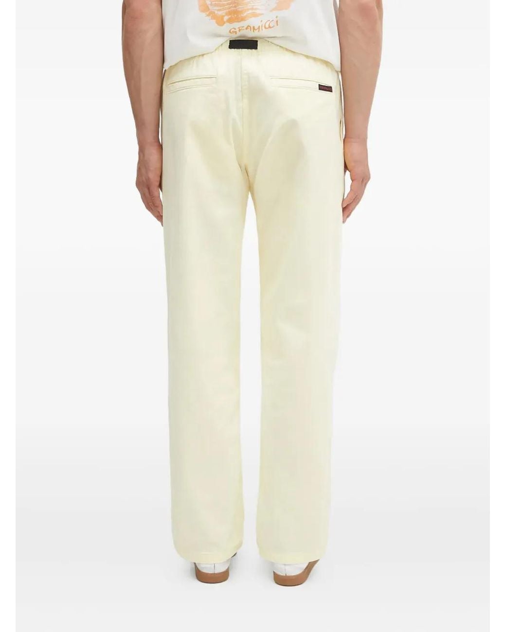 Gramicci Yellow Elasticated-Waist Regular Trousers for men