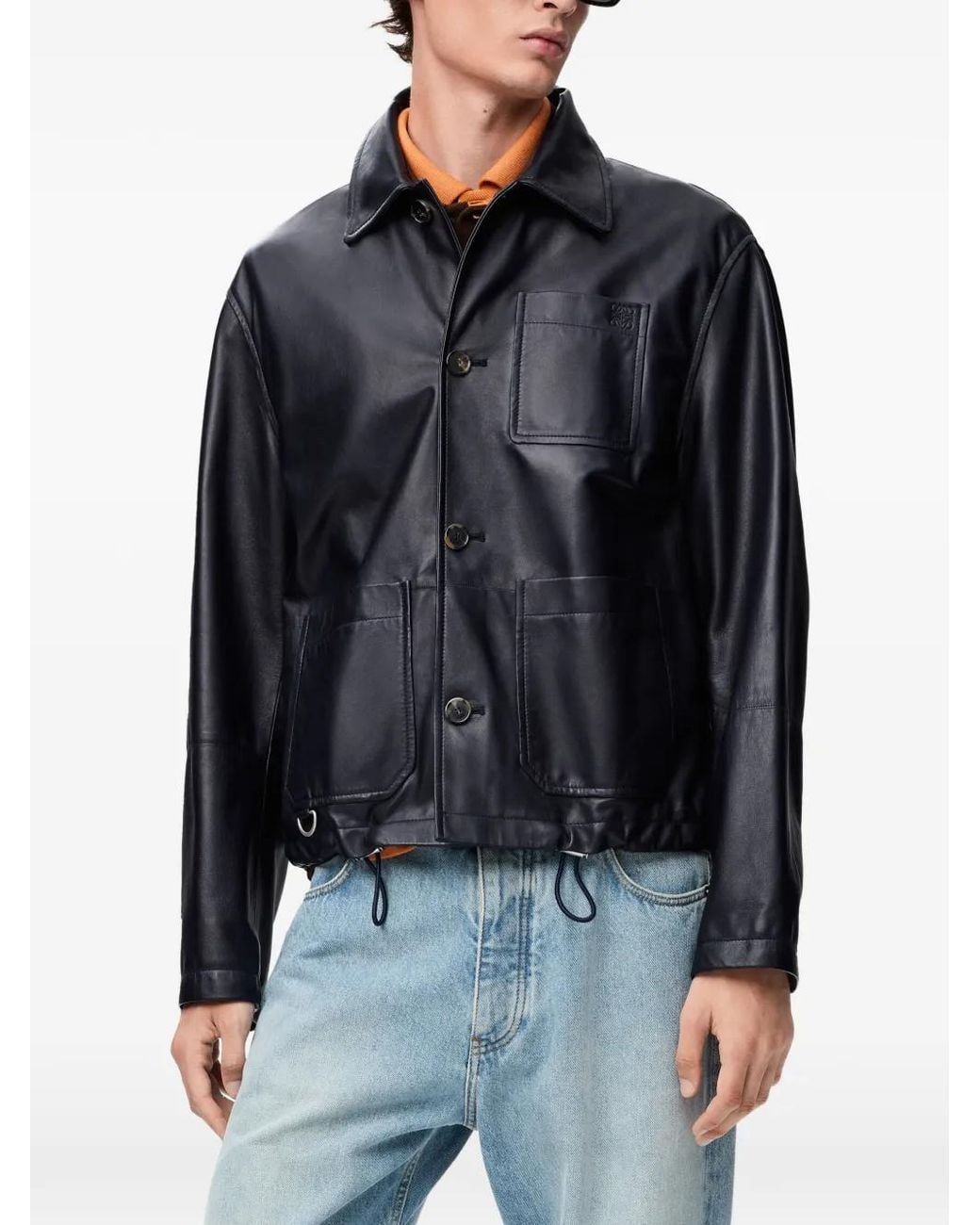 Loewe Black Workwear Jacket for men
