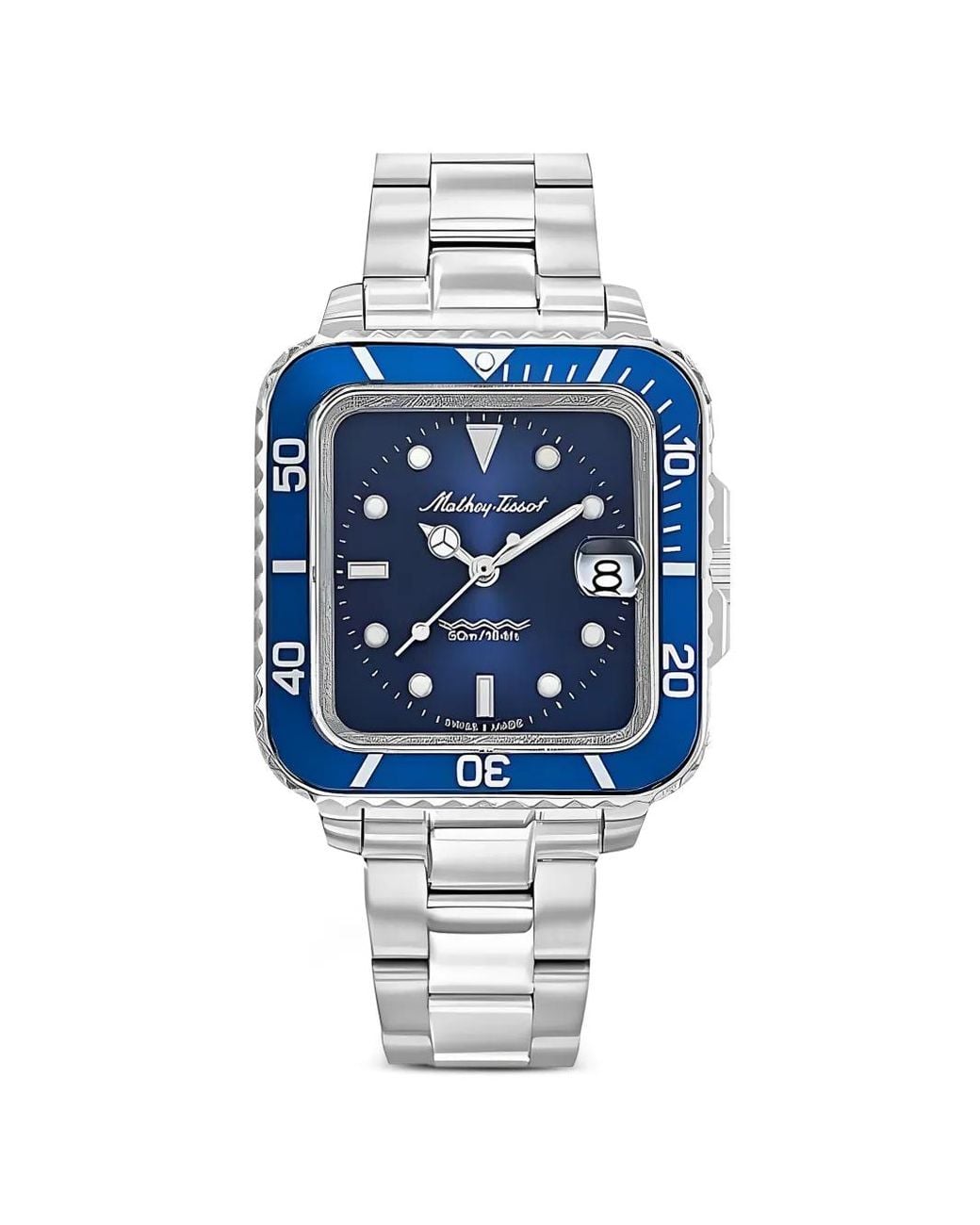 Mathey-Tissot Blue Mathy Vintage 34Mm Watch for men