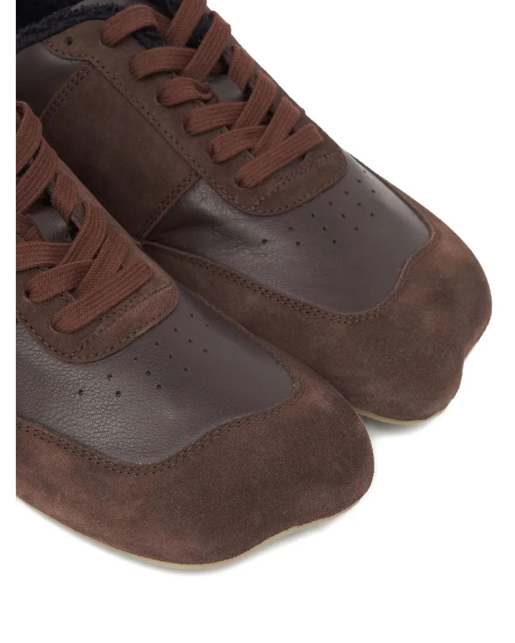 MM6 by Maison Margiela Brown Anatomic Sneakers