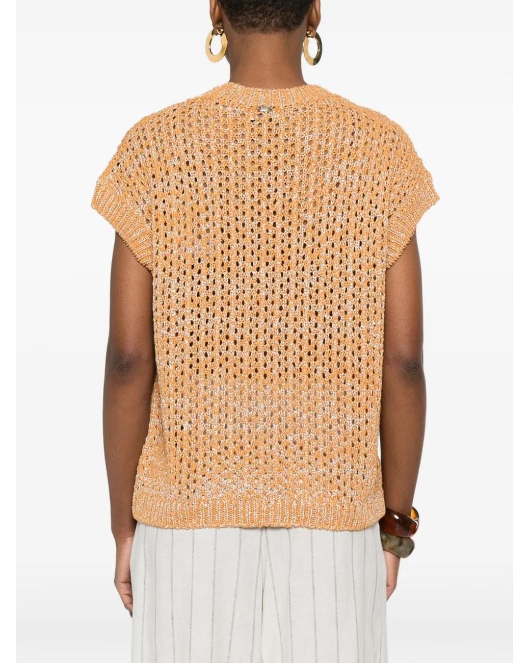 Herno Natural Open Knit Jacket