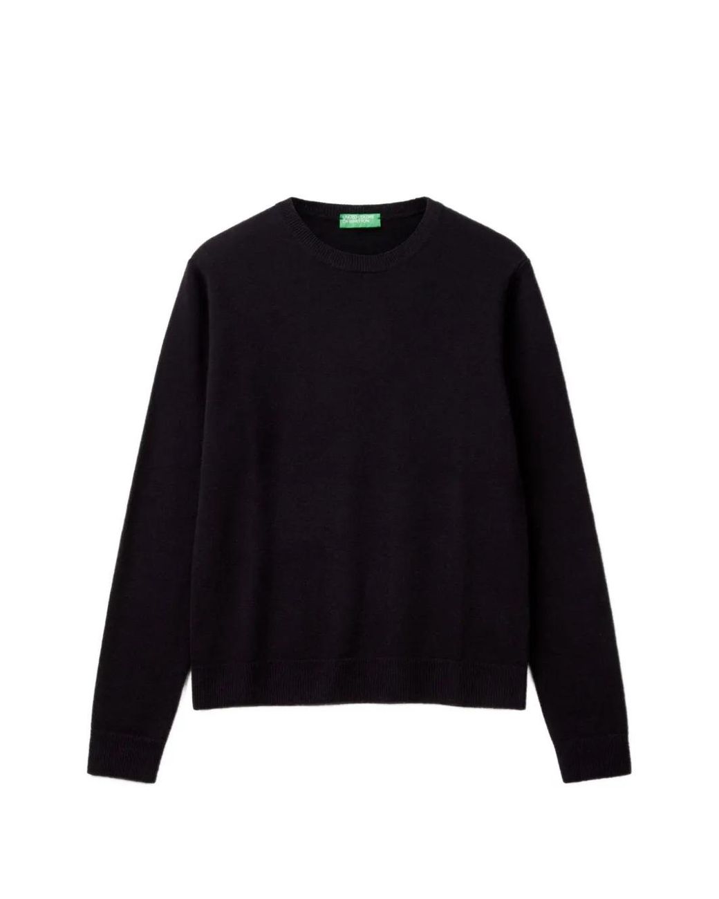 Benetton Black Merino Sweater