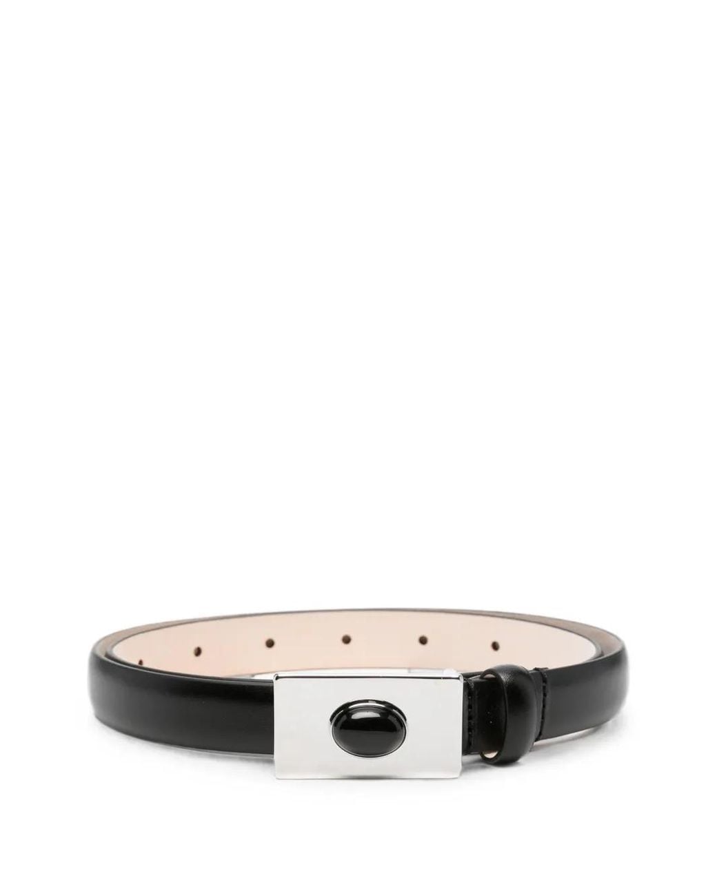 DEHANCHE White Signet Stone Belt