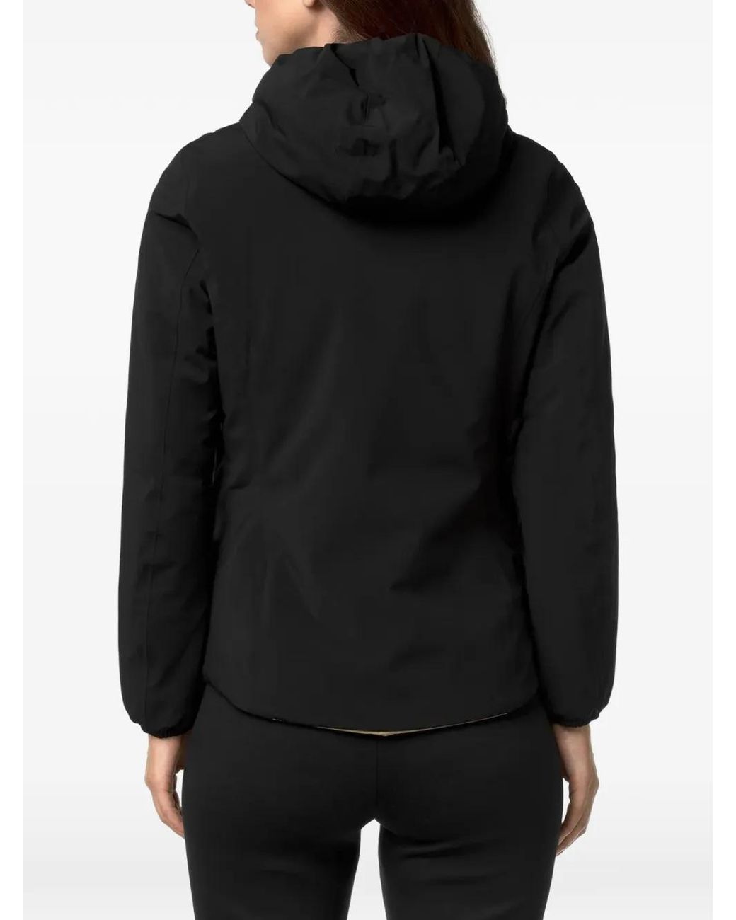 K-Way Black Lily Reversible Jacket