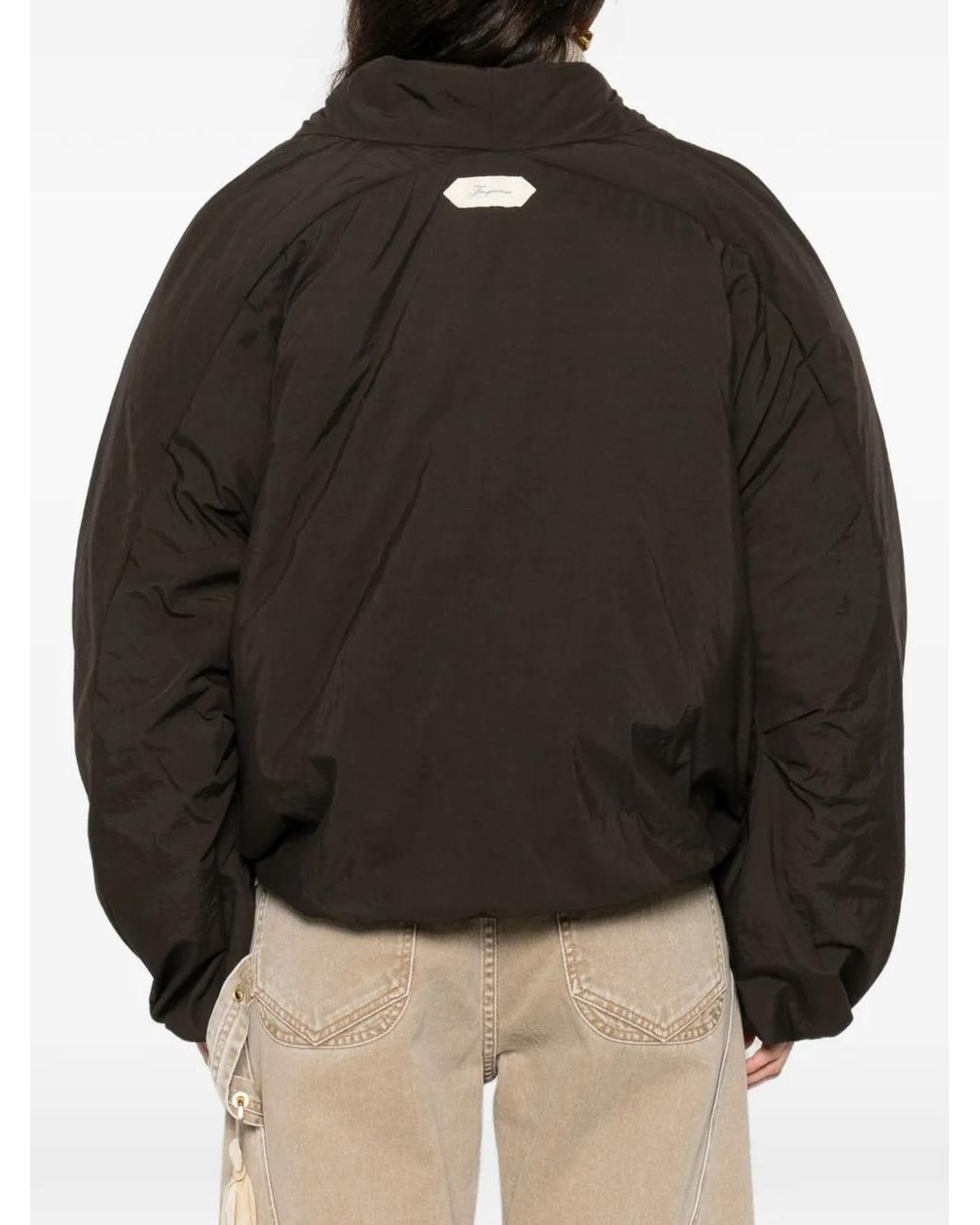 Jacquemus Black The Paysan Shawl-Collar Puffer Jacket