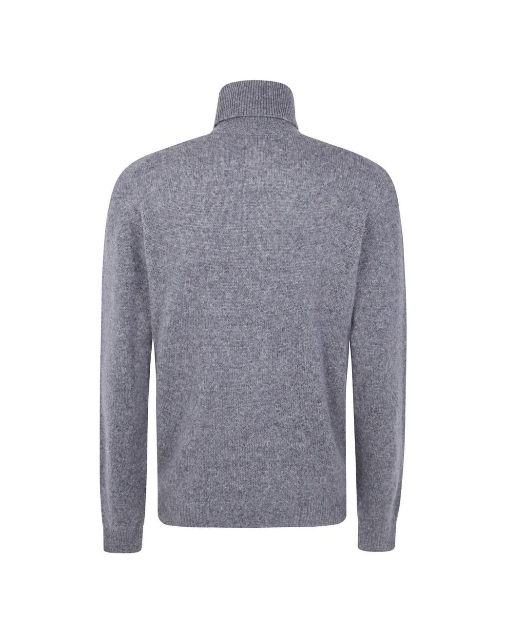 Nuur Blue Roll-Neck Wool Sweater for men