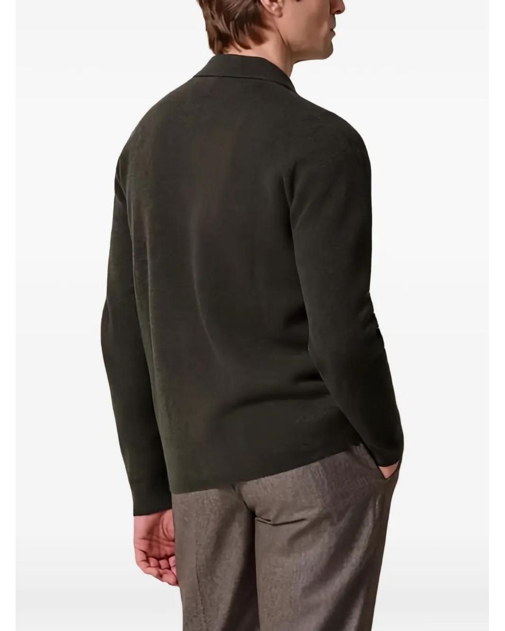 Profuomo Black Button-Up Shirt for men
