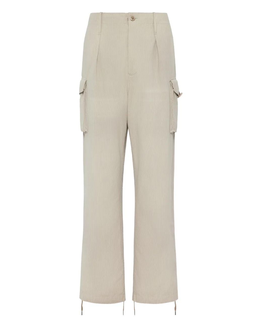 Pantalones con bolsillos cargo Maison Margiela de hombre de color Natural
